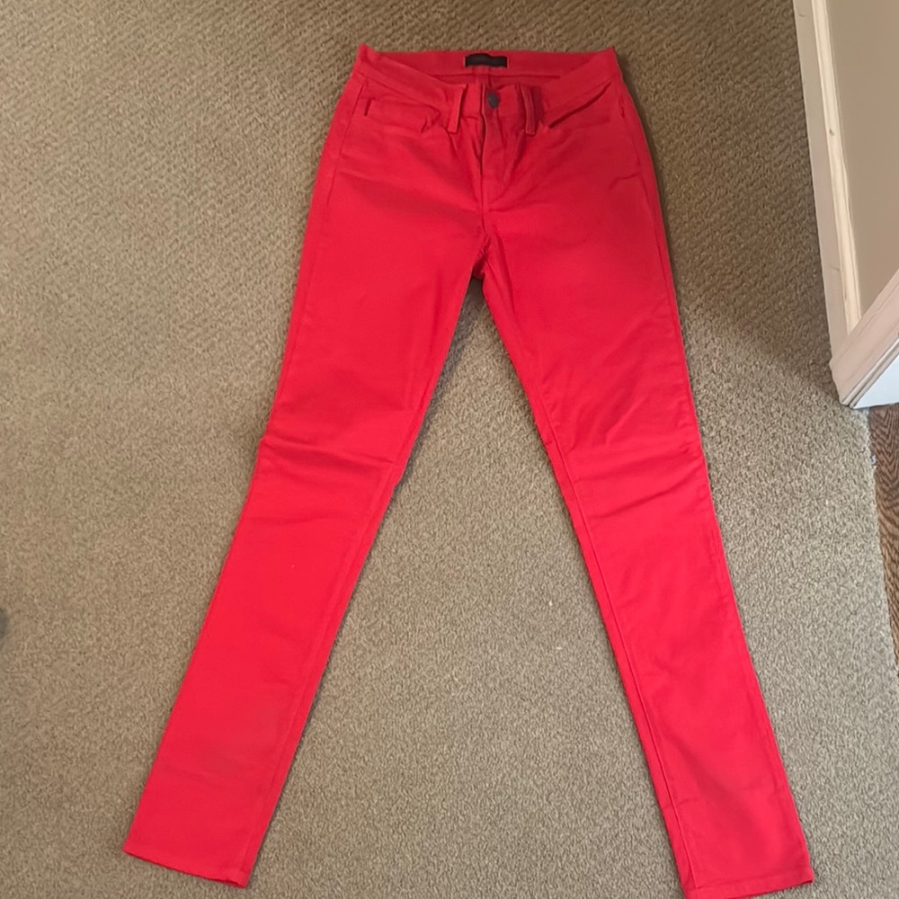 Vibrant Red Skinny Jeans